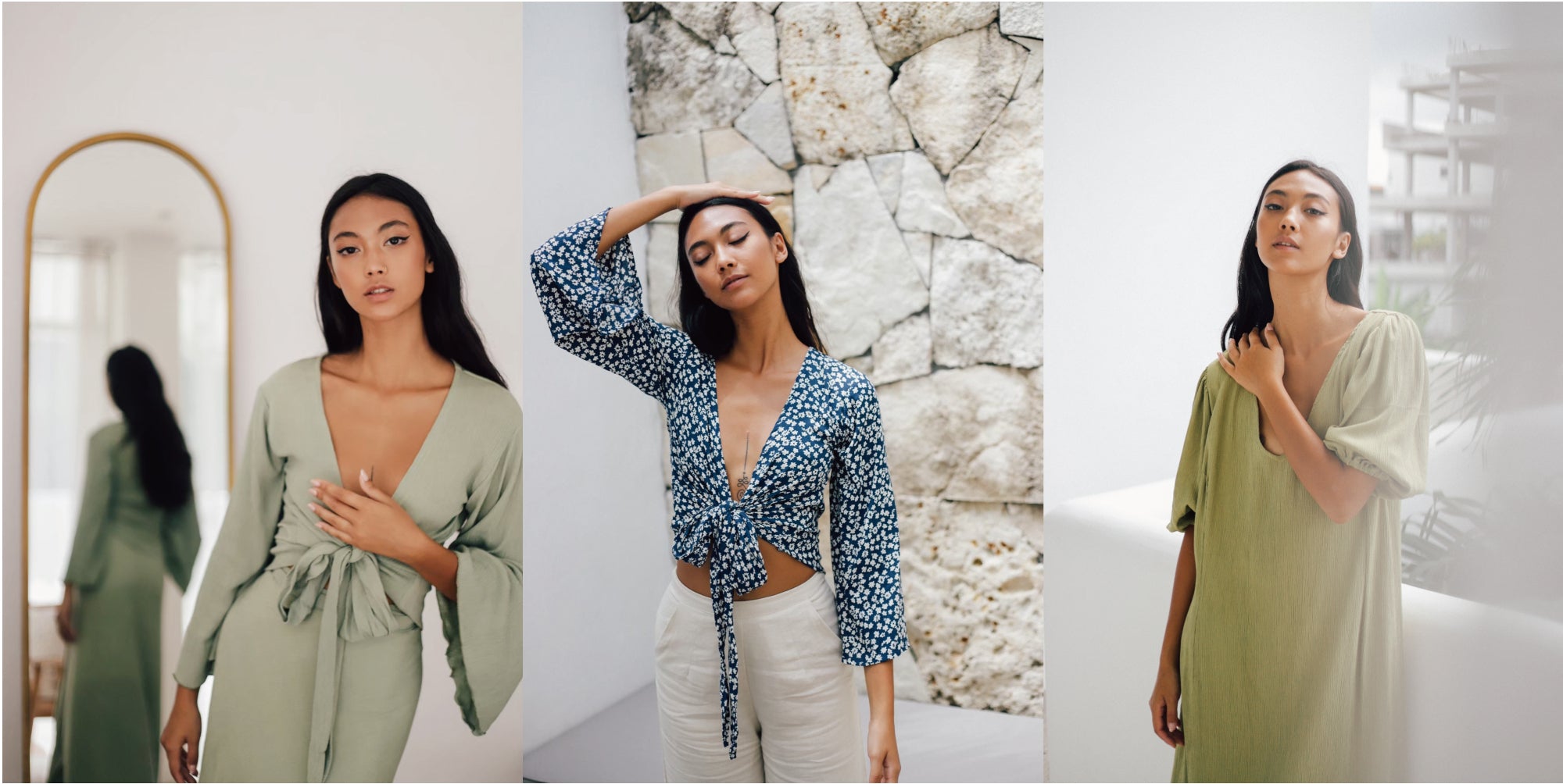 (値下げしました)turquoise blue co. HERMOSA TOP turquoise blue co. – Always Sunshine Co.
