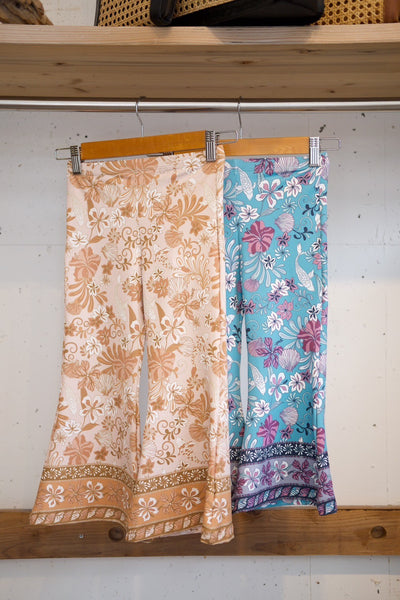 【Kids】 Tropical Ocean Flare Leggings