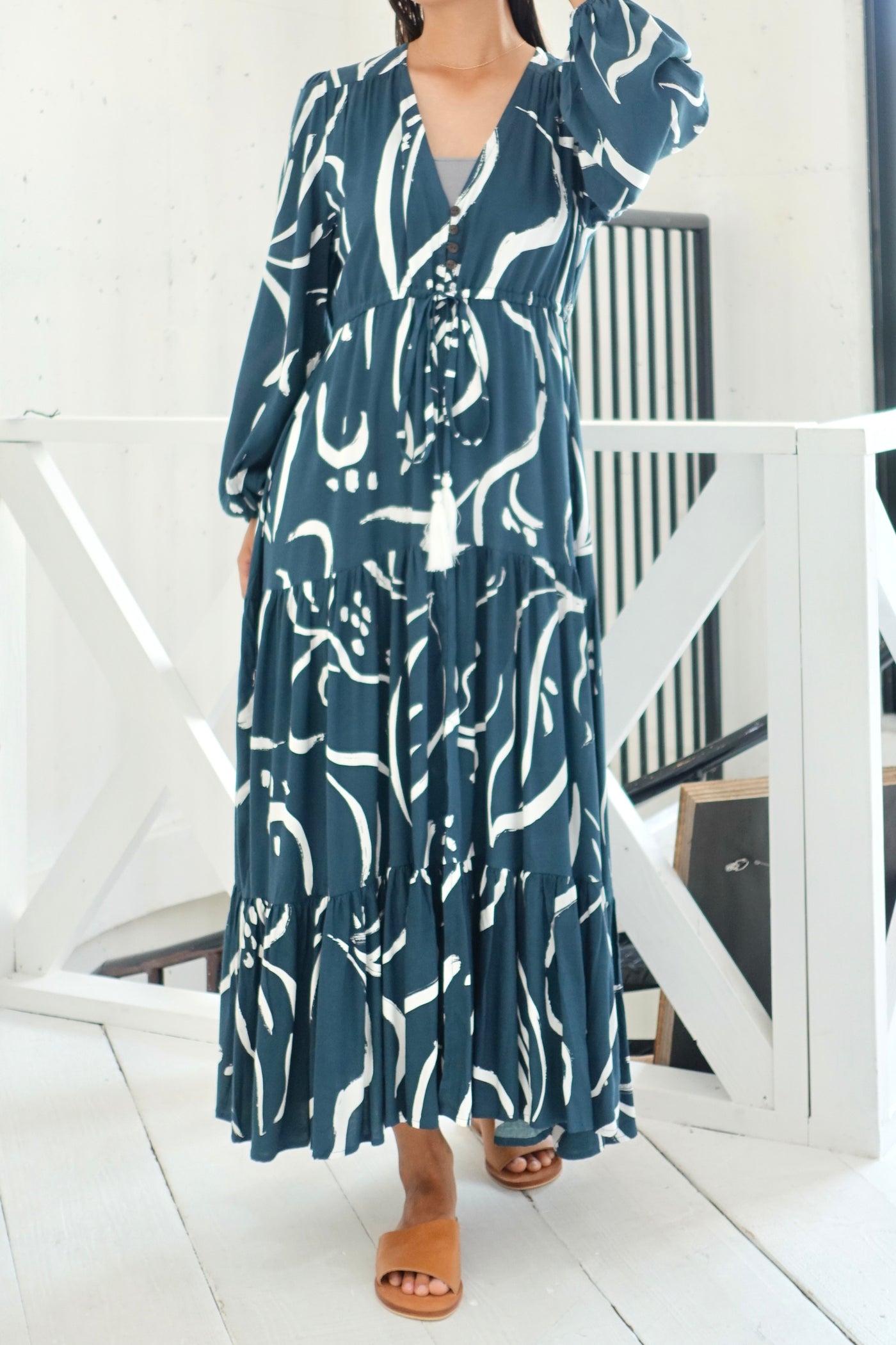 New El Sol Alexsandra Maxi Dress