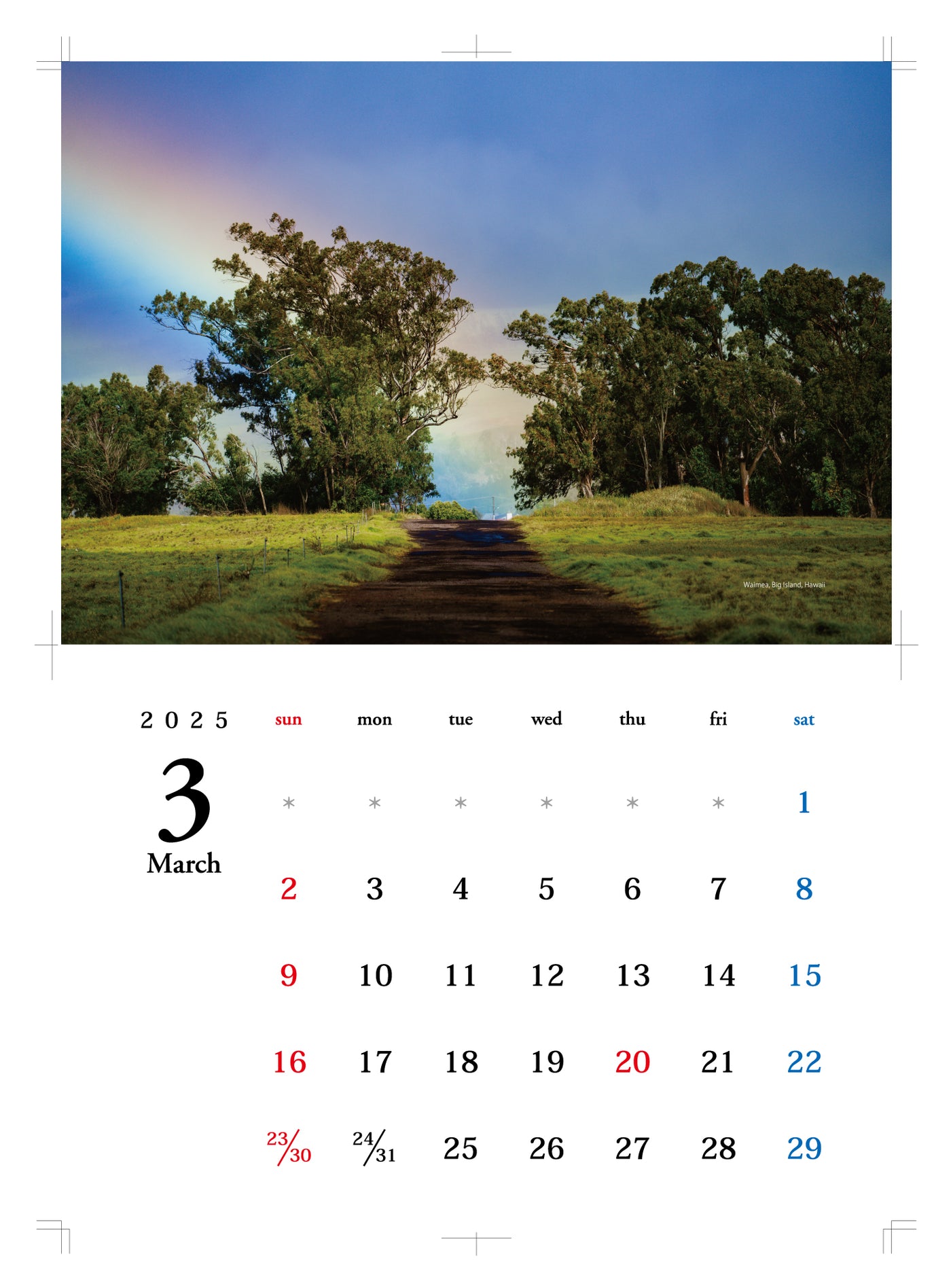 【2025】CALENDAR by Photographer ATSUSHI SUGIMOTO