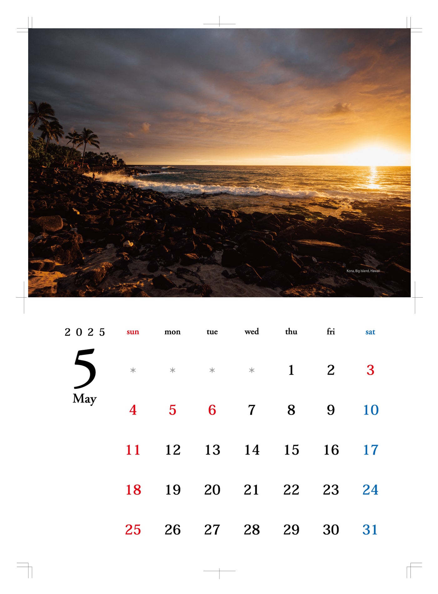 【2025】CALENDAR by Photographer ATSUSHI SUGIMOTO