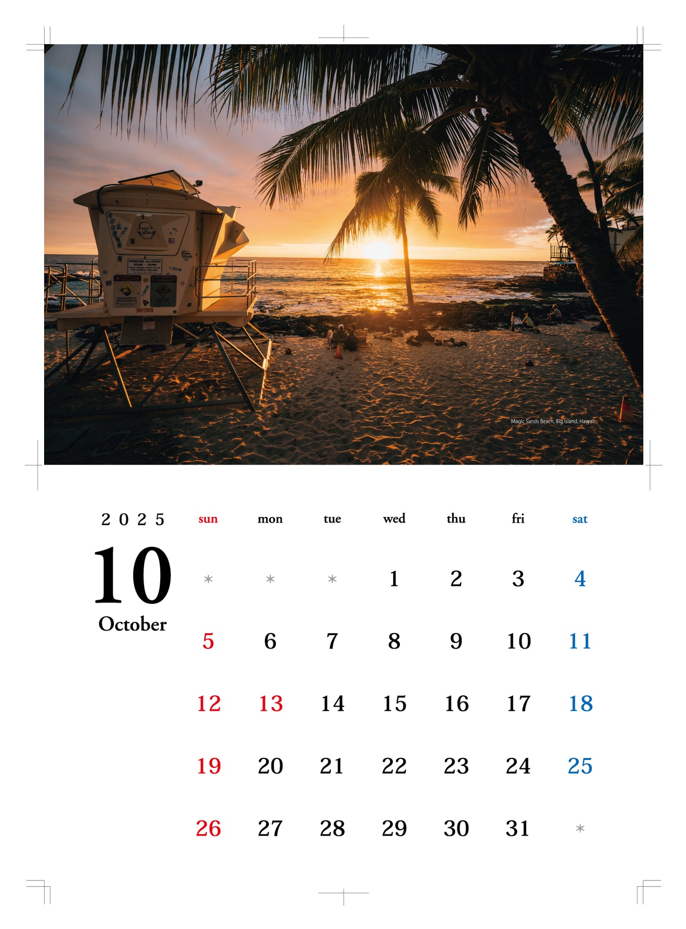 【2025】CALENDAR by Photographer ATSUSHI SUGIMOTO