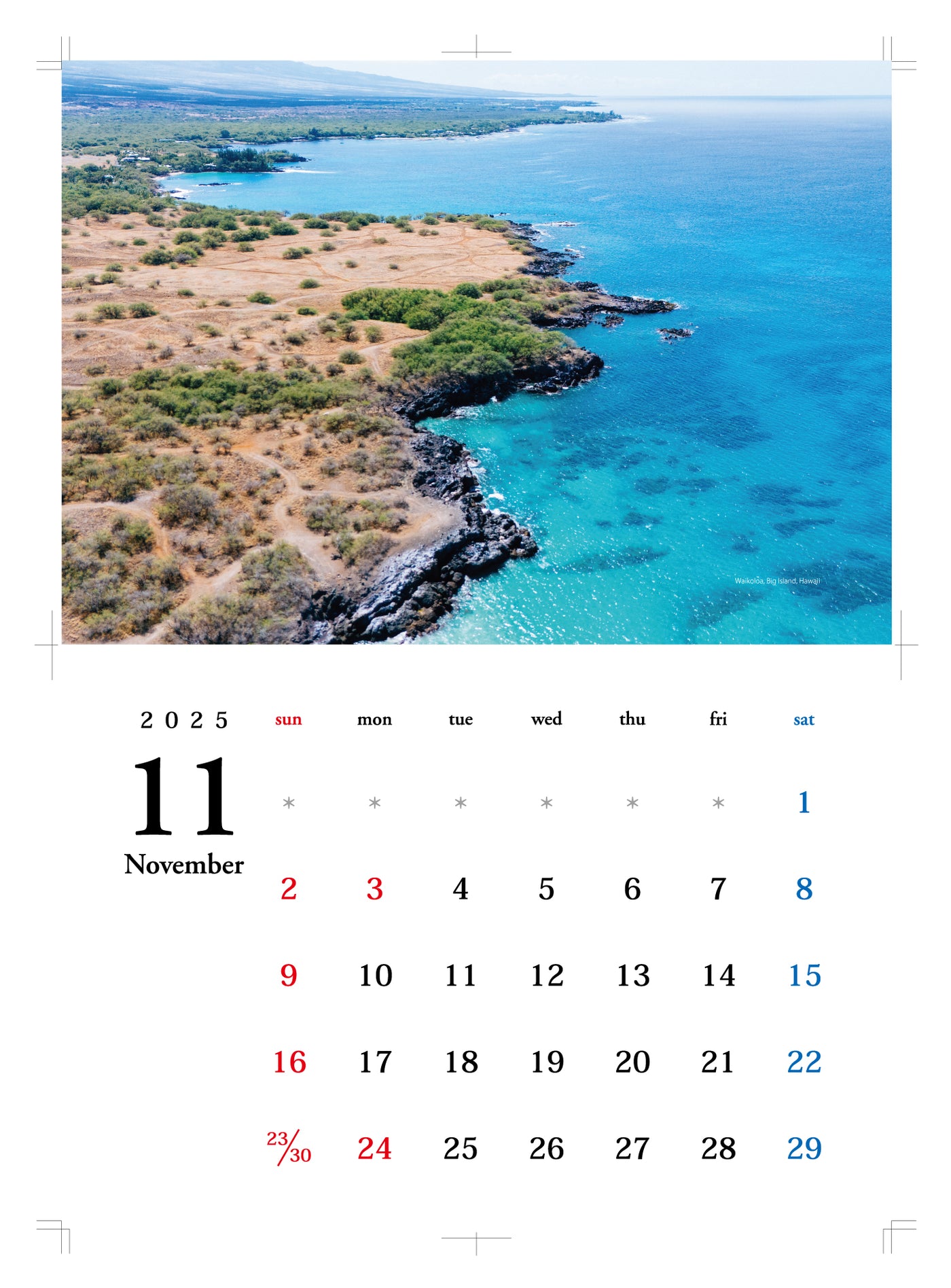 【2025】CALENDAR by Photographer ATSUSHI SUGIMOTO