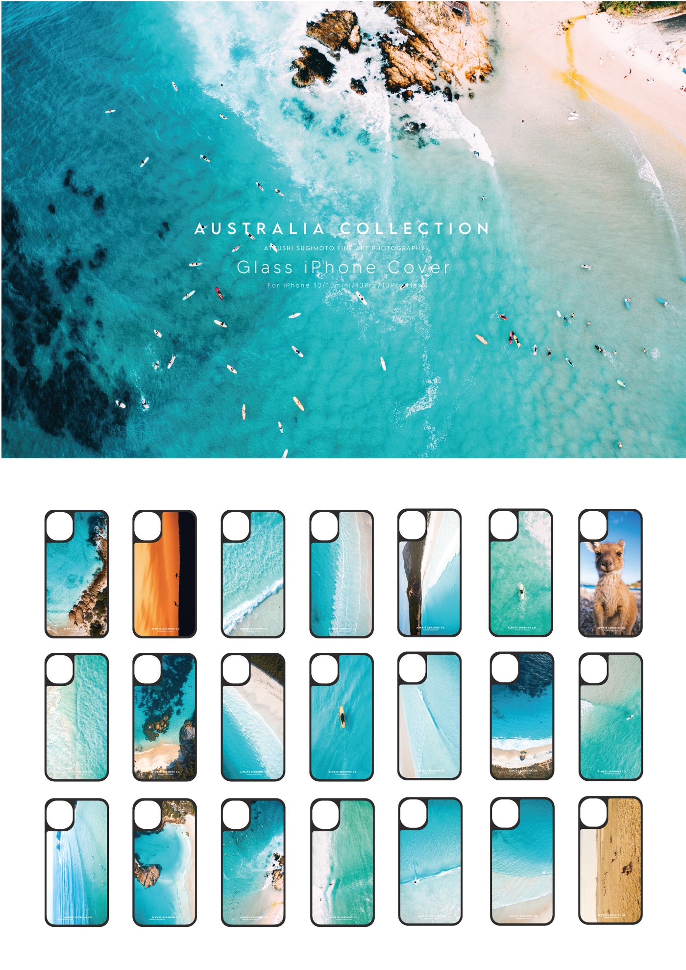【PAGE 3】iPhone15シリーズ 完全受注オーダー制 Glass iPhone Cover -AUSTRALIA-21種類-