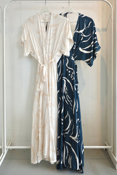 New El Sol Wrap Maxi Dress