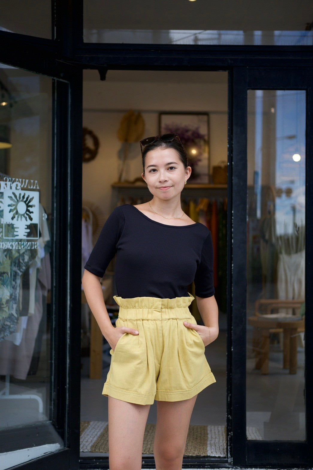 Linen Short Pants