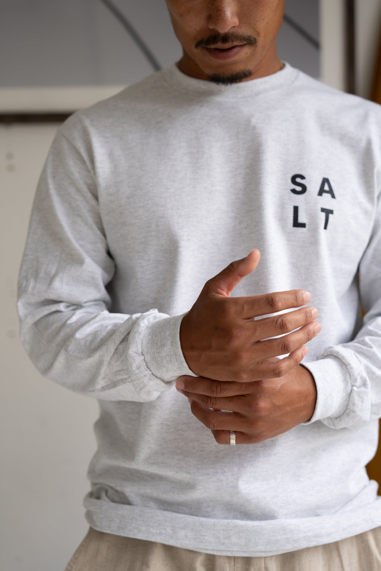 SALT PHOTO LONG SLEEVE TEE / Palm Springs,CA