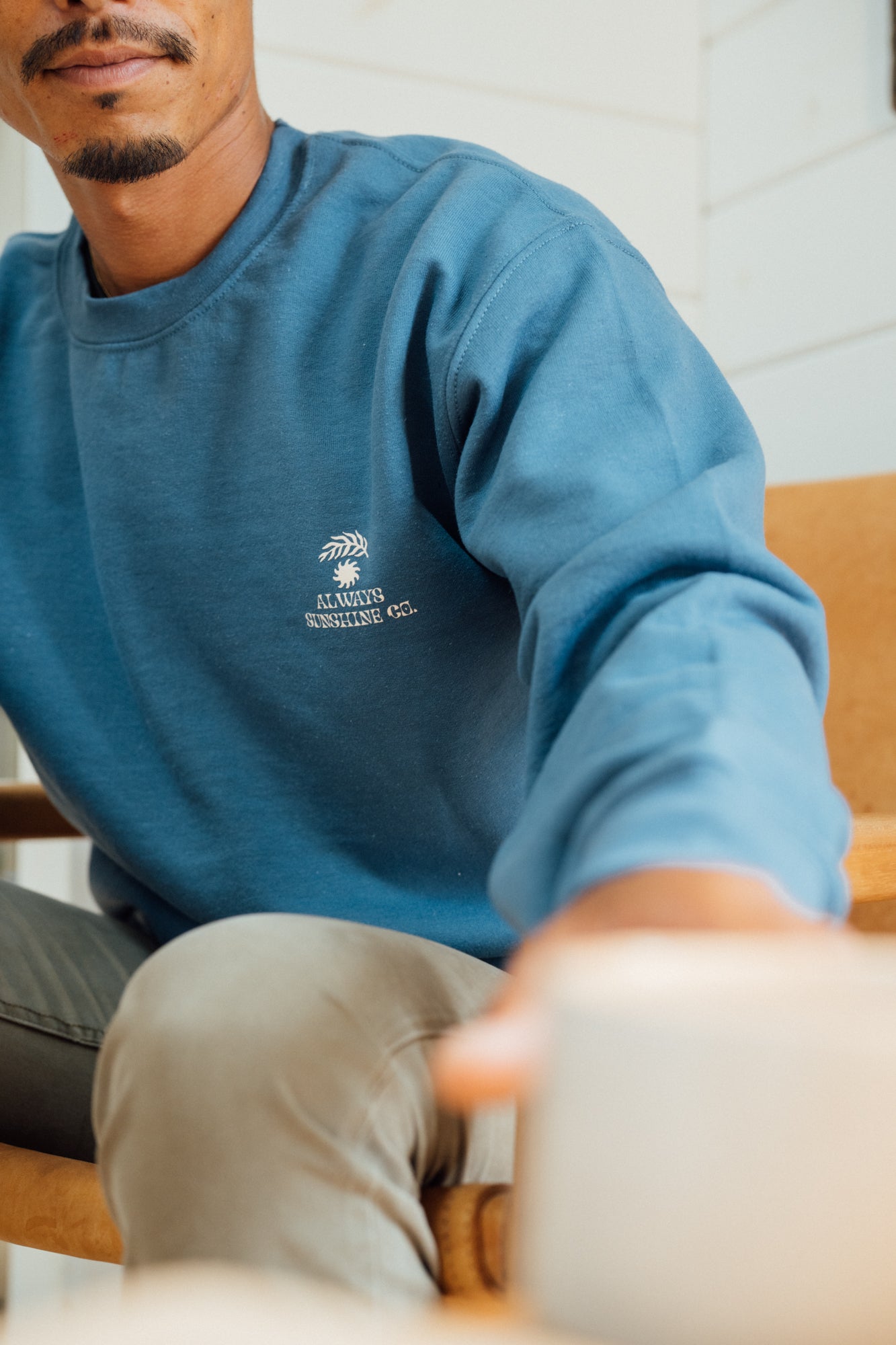 Good Vibes Logo Crew Neck Sweat