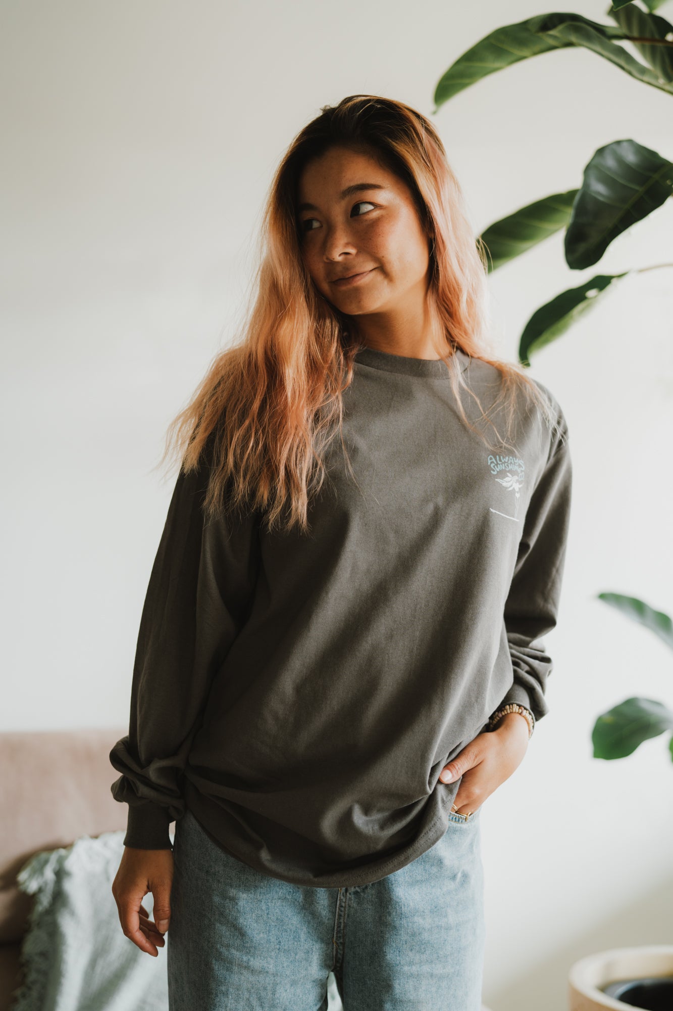 【Limited Colors】Salty Hair Don't Care Long Sleeve Tee