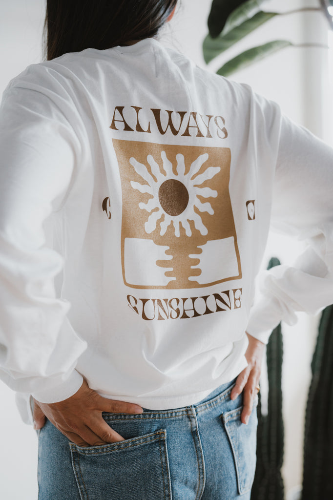 Sun Flower Long Sleeve Tee – Always Sunshine Co.