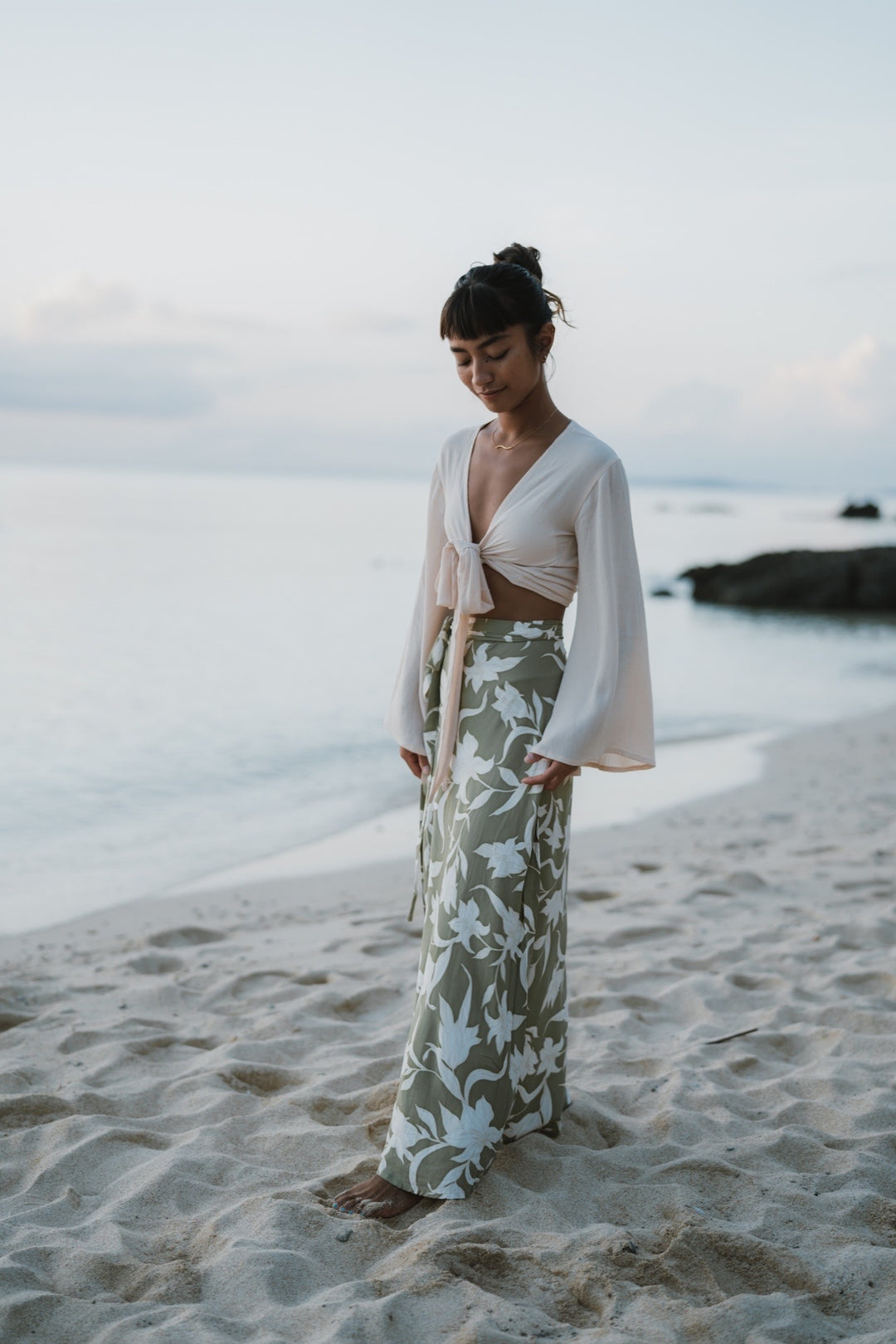 New Lily Wrap Skirt / turquoise blue co. – Always Sunshine Co.