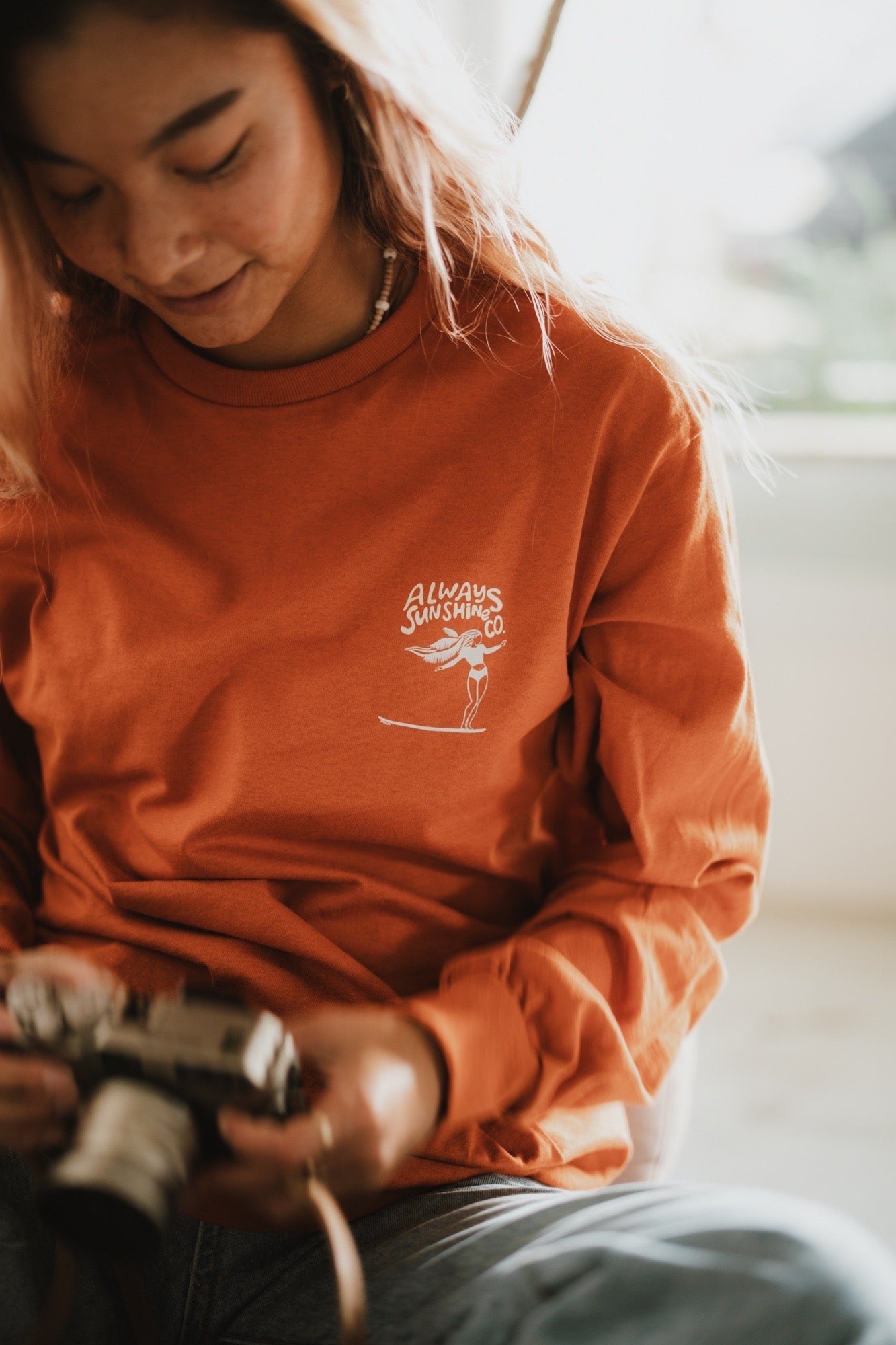 【Limited Colors】Salty Hair Don't Care Long Sleeve Tee