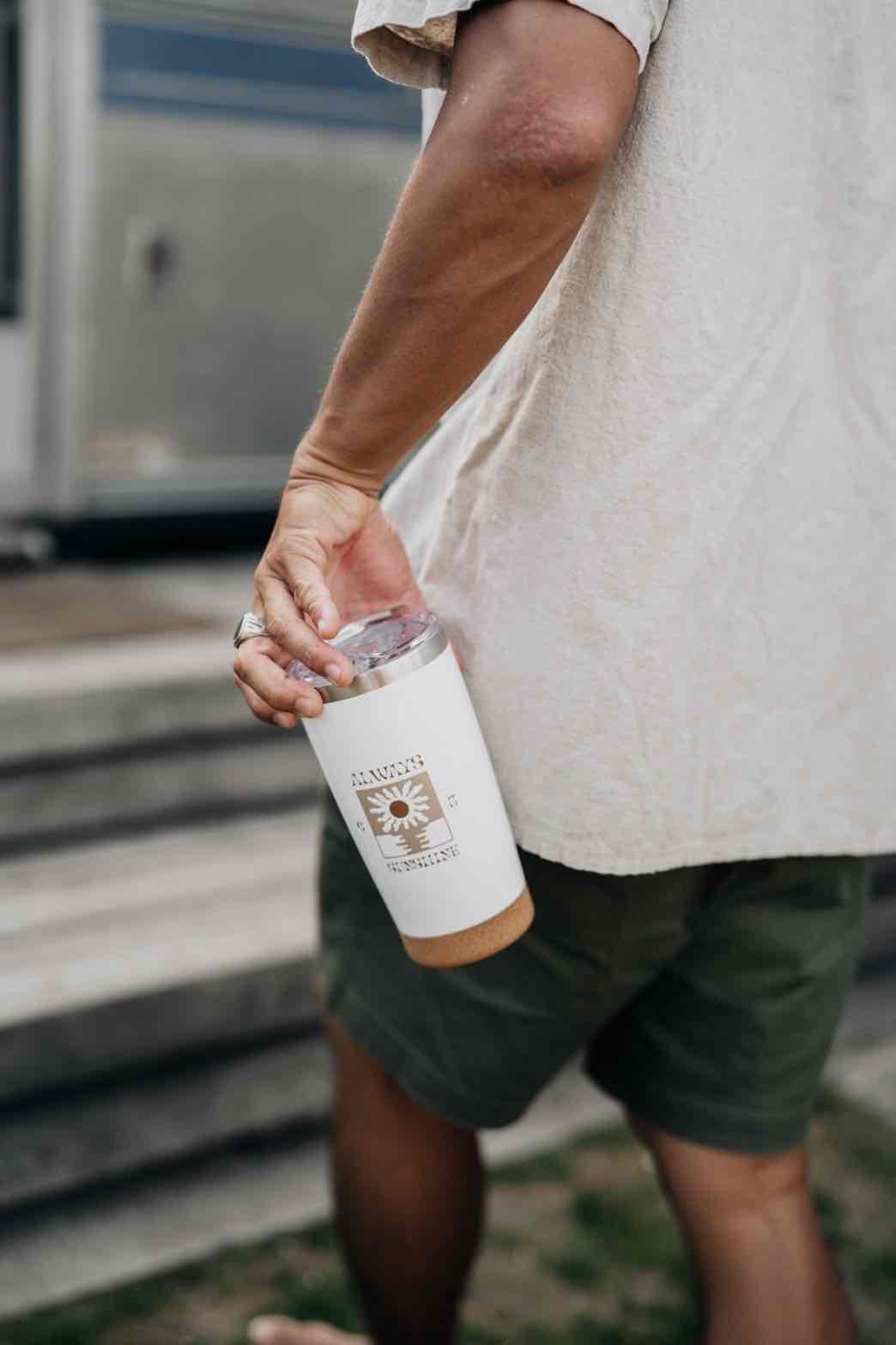 Stainless Tumbler/Sunflower Logo