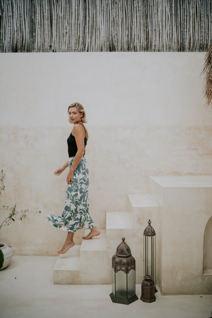 Turquoise blue co. ラップスカート Turquoise blue co. ラップスカート Turquoise blue co. ラップ