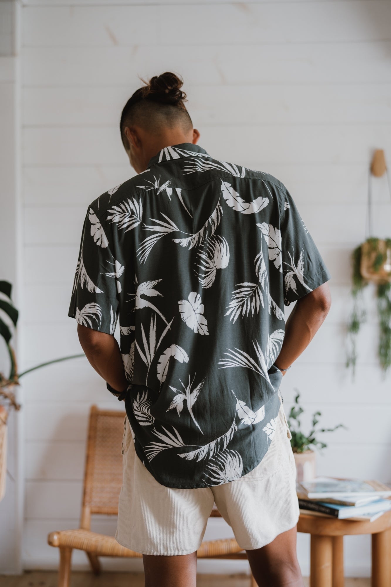 Tropical Leaf Aloha Shirt