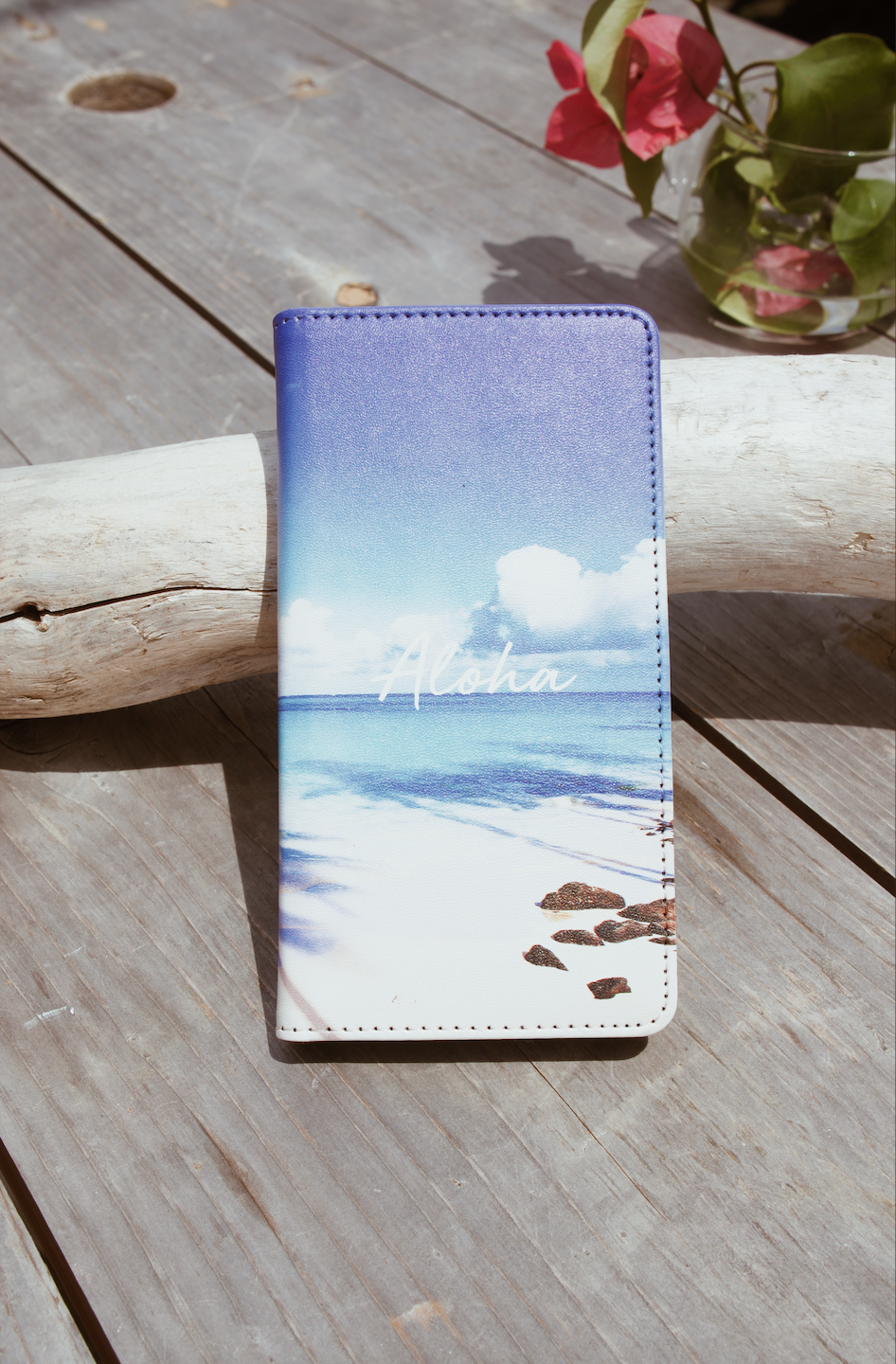 【iPhone 13/13Pro/13Pro Max/13mini 対応 】Lanikai Blue / iPhone Diary Cover 手帳タイプ
