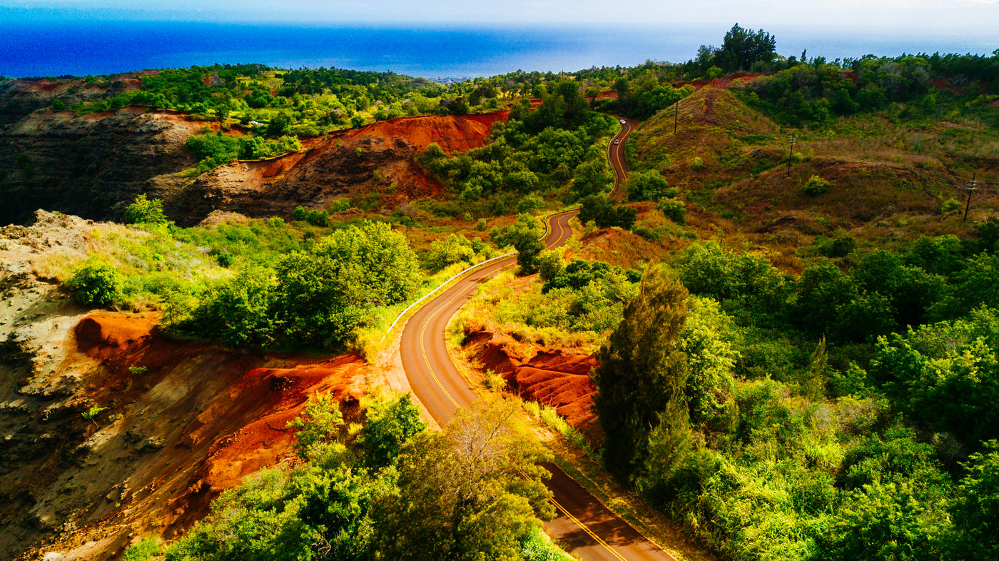 Waimea Winding Road / Kauai Island, Hawaii
