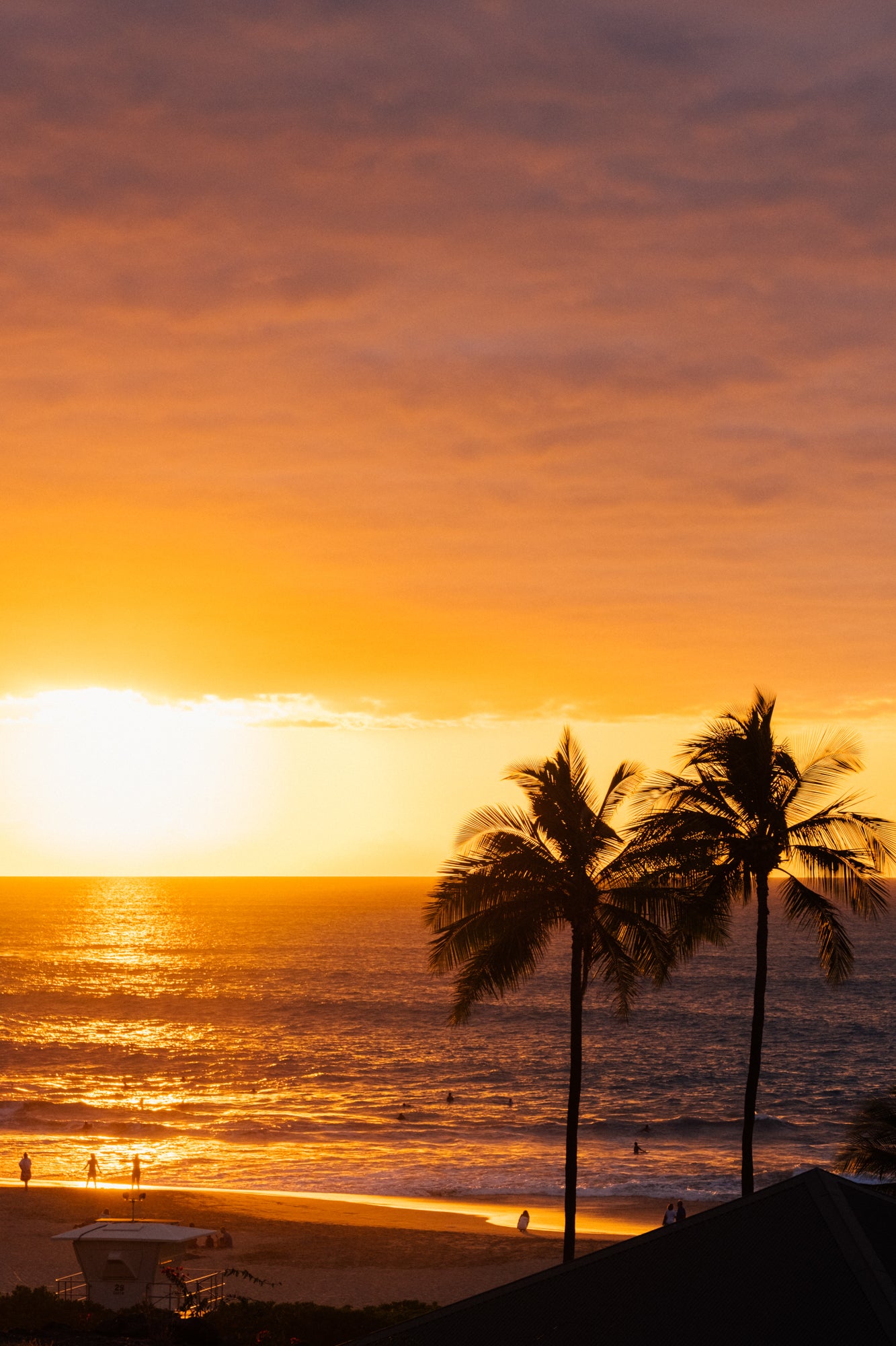Hapuna Sunset / Hapuna Beach, Big Island, Hawaii