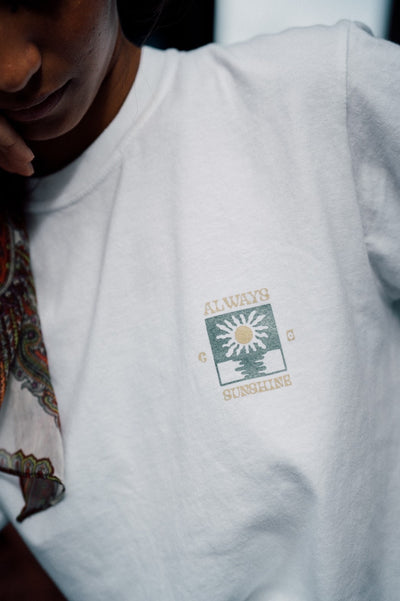 Sun Flower Logo Long Sleeve Tee