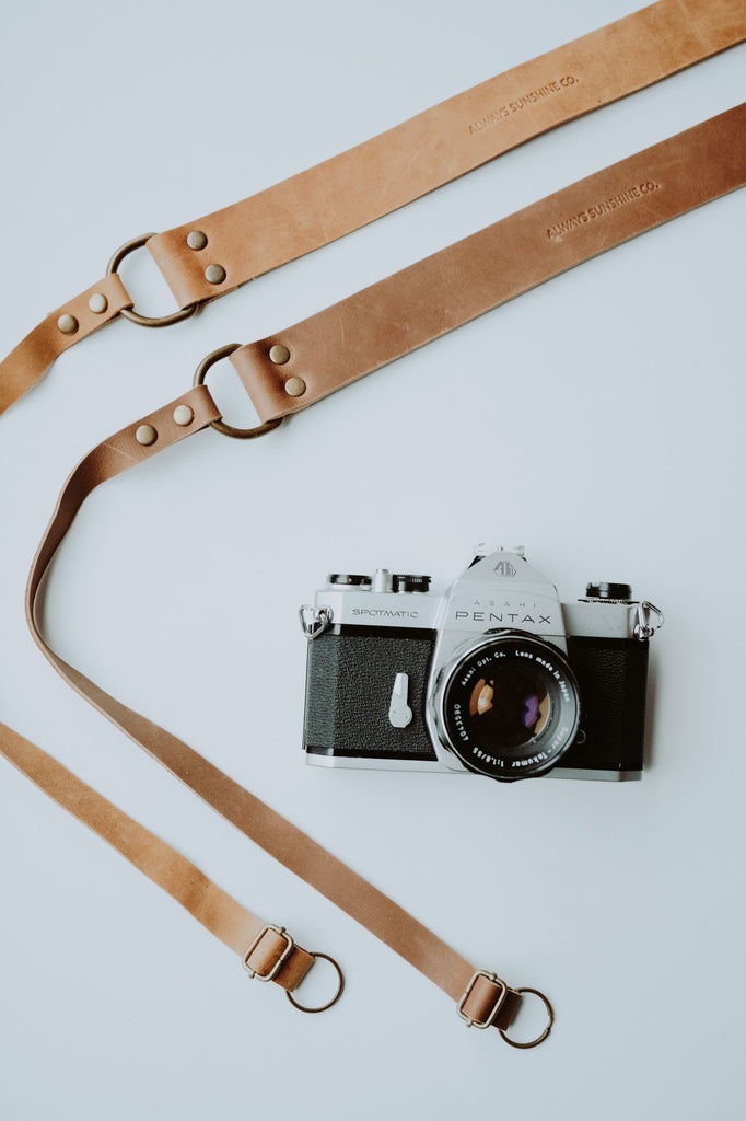 Leather Camera Strap Standard – Always Sunshine Co.