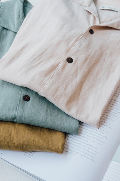 Linen Woven Shirt / 5 color