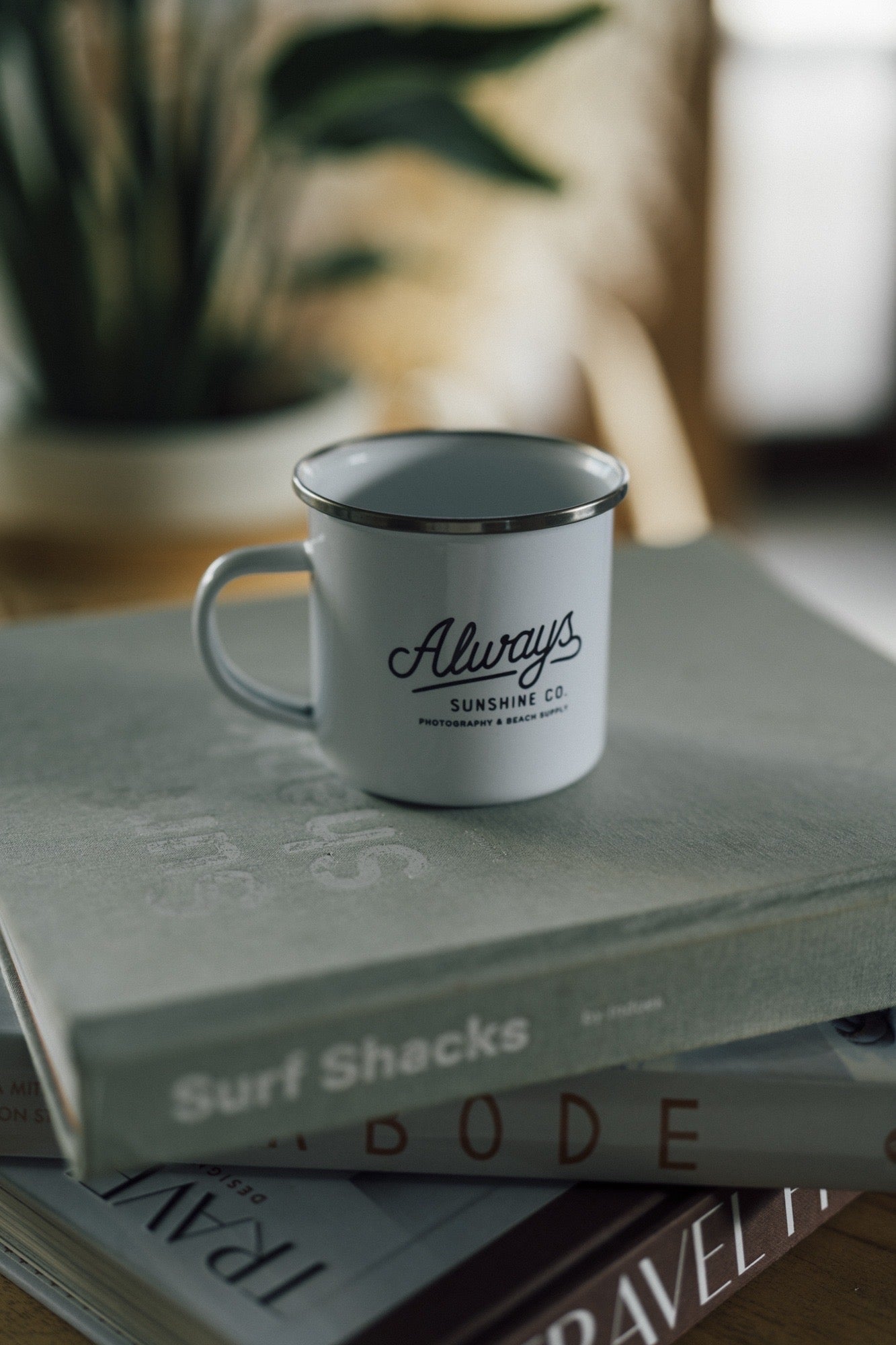 Stainless Camper Mug  Design / Always Sunshine Co. Logo